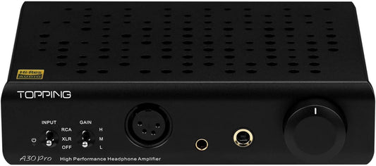 A30 Pro NFCA Headphone Amplifier OPA1656 4PIN XLR 4.4MM 6.35MM Output Balanced Input Amplifier (Black)