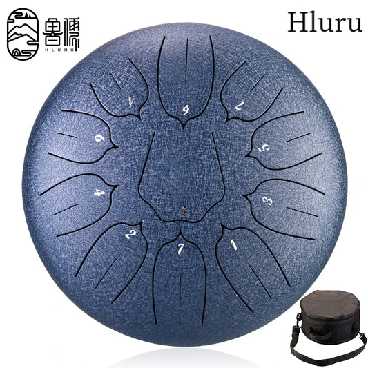 10 Inch 11 Notes Glucophone Steel Tongue Drum D Tones Music Drum Ethereal Drum Percussion Instrument 11 Notes Steel Drum